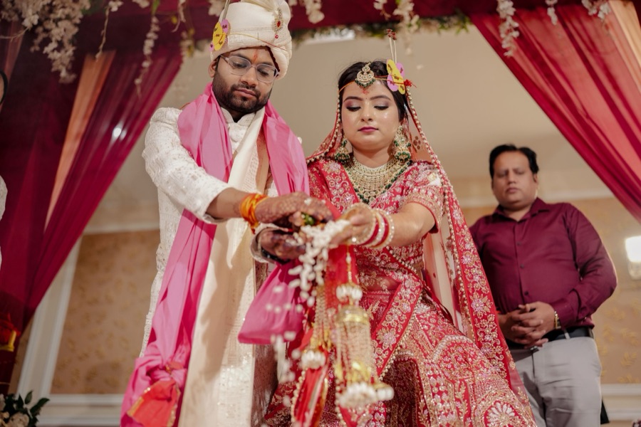 Traditional Hindu mandap wedding in Chennai